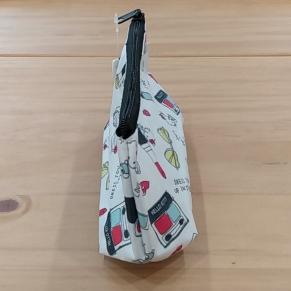 New Sanrio Hello Kitty Trapezoid Cosmetic Bag Travel Pouch Pencil Case - Picture 5 of 9